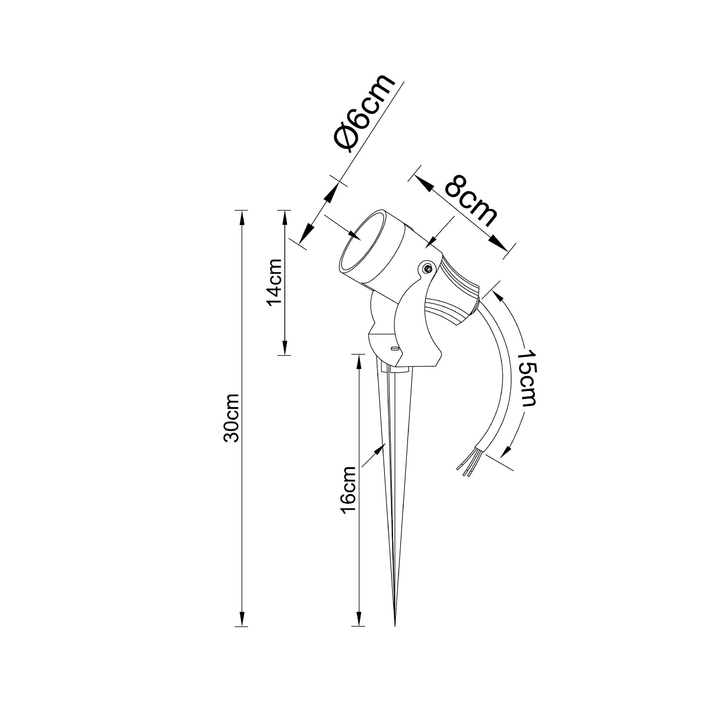 Садово-парковый фонарь ARTE LAMP ELSIE A4710IN-1BK