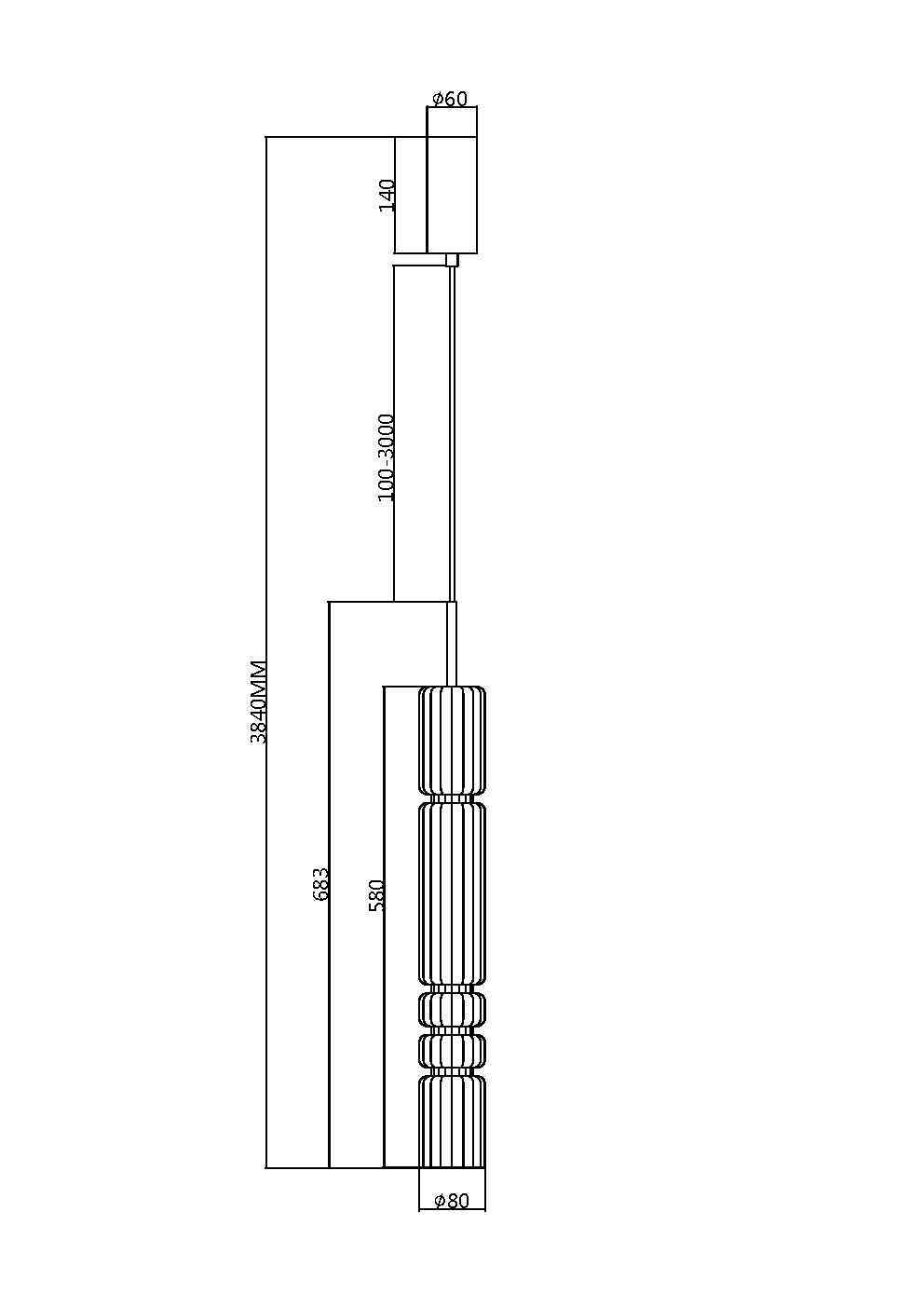 Подвесной светильник Maytoni Ordo MOD272PL-L12BS3K