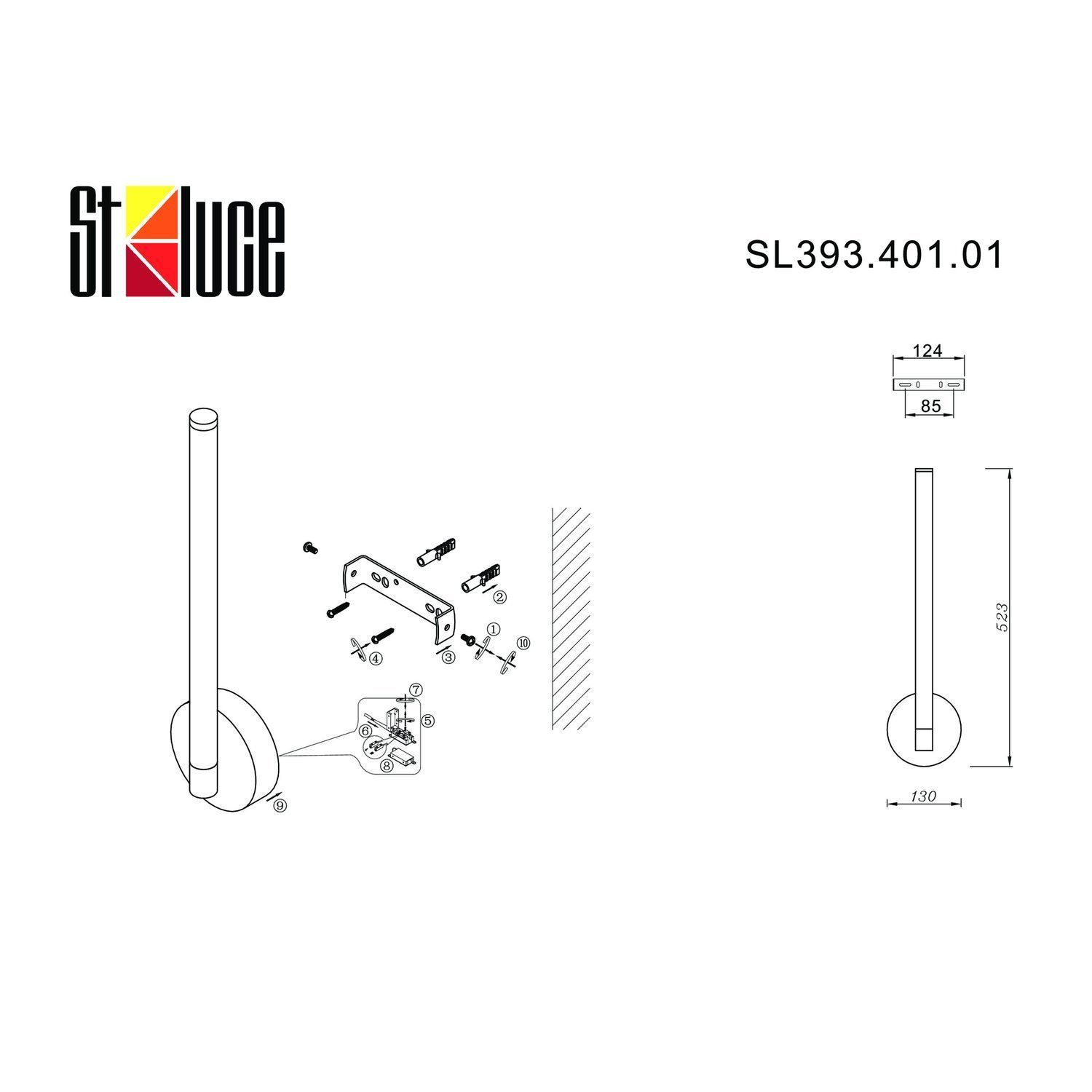 Настенный светильник ST LUCE BISARIA SL393.401.01