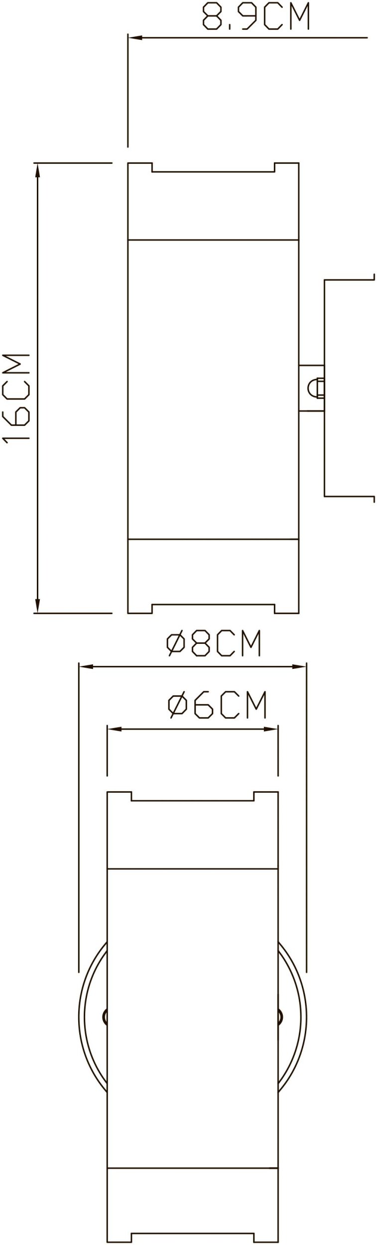 Уличный настенный светильник Arte Lamp ATLAS A3503AL-2BK