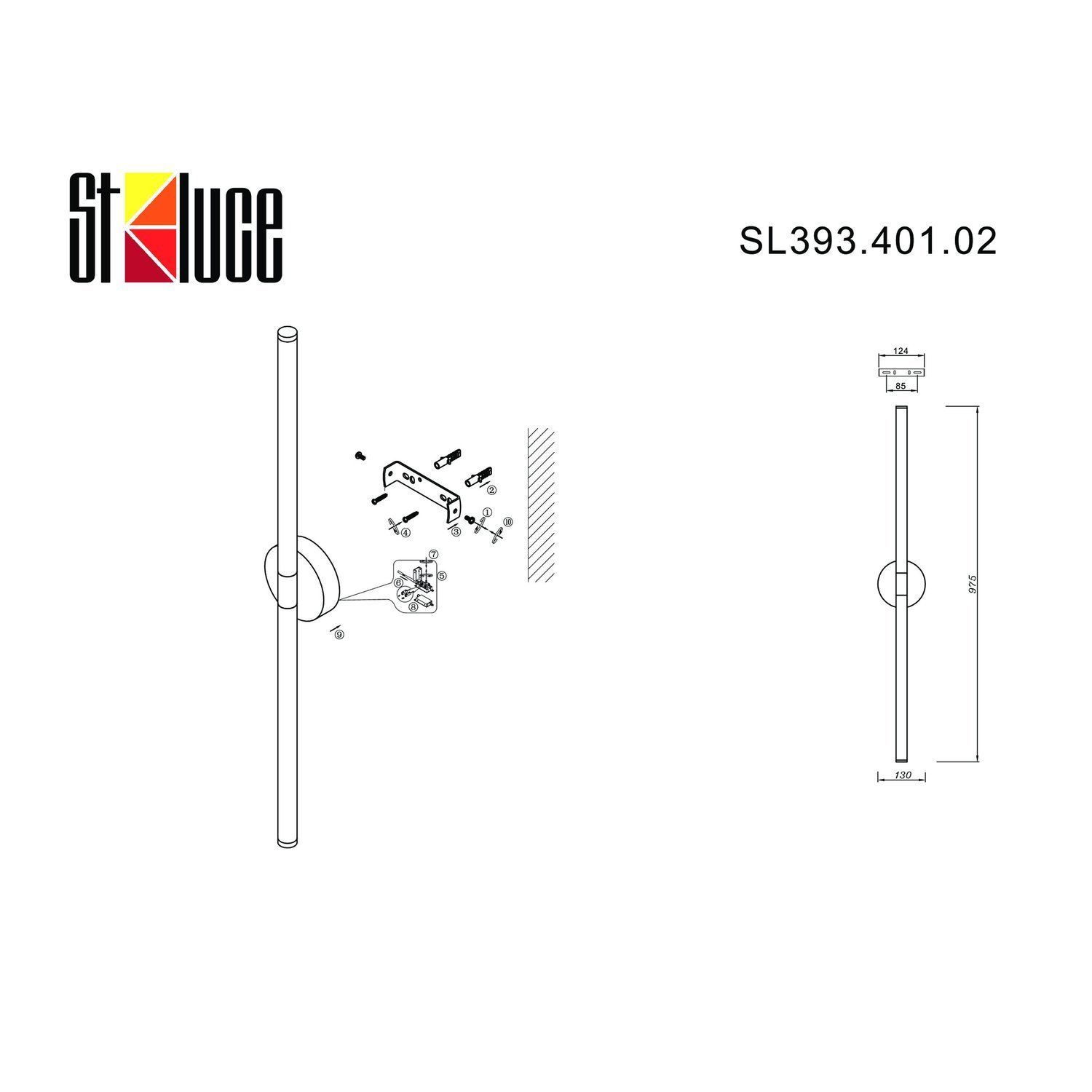 Настенный светильник ST LUCE BISARIA SL393.401.02