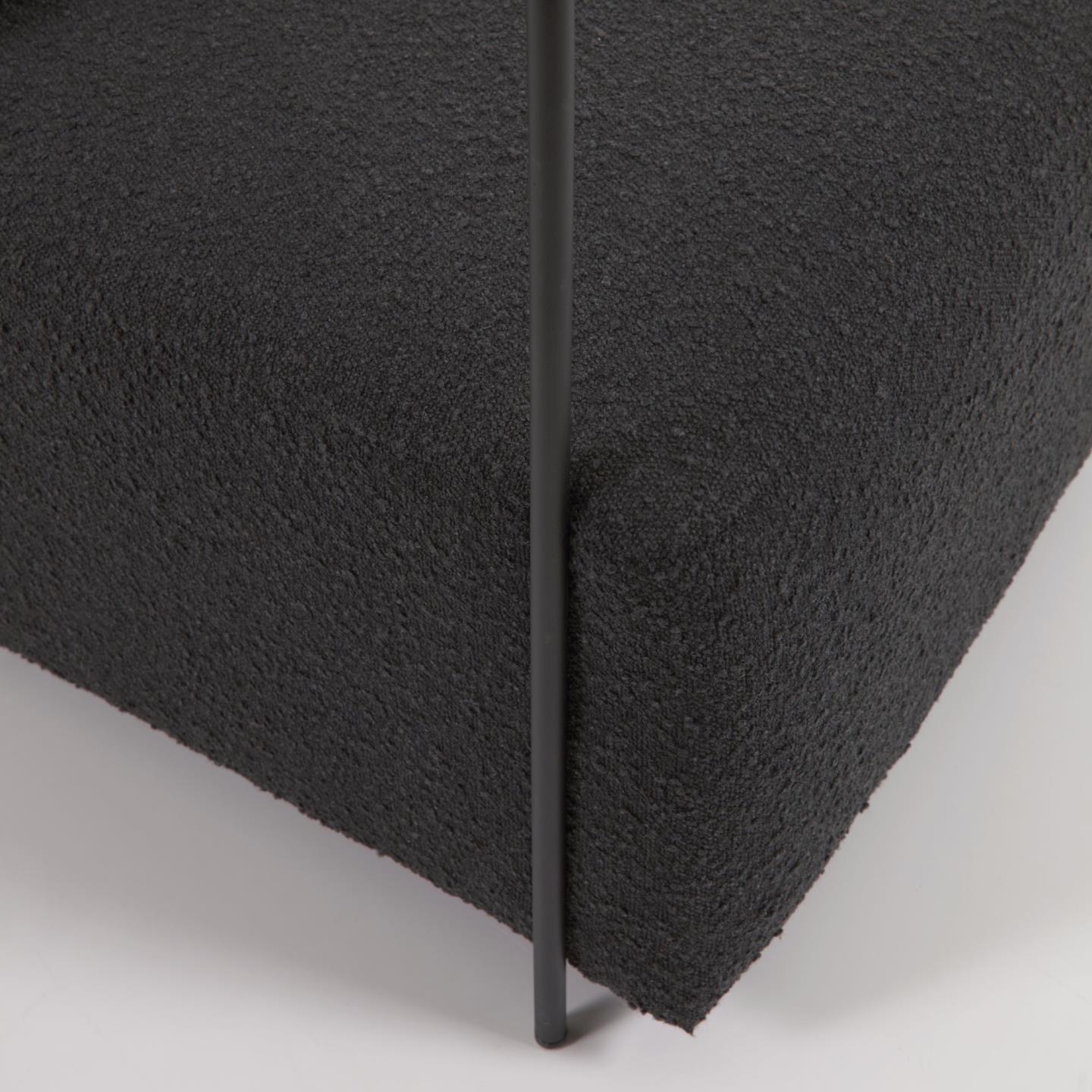 Кресло La Forma Gamer из черной ткани букле 110427