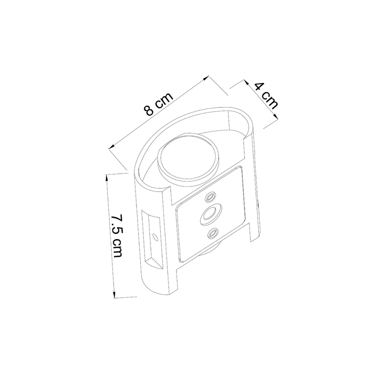 Уличный настенный светильник ARTE LAMP BOSTO A3122AL-2BK