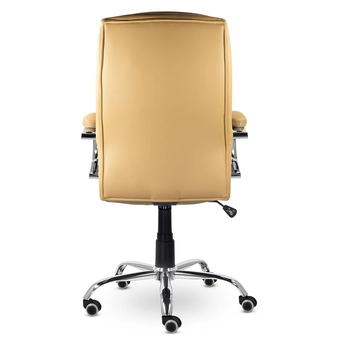 Кресло для руководителя Бруно СН-707 экокожа S светло- коричневый / хаки