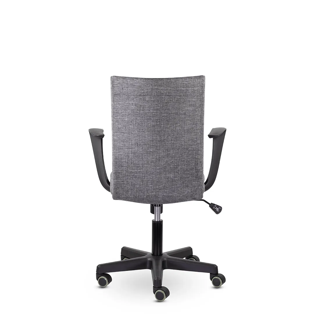 Кресло компьютерное Бэрри М-902 TG пластик ткань М серый
