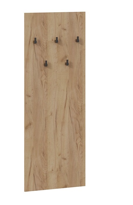 Вешалка настенная 550 Хилтон ТриЯ дуб крафт золотой черный 303.010.000