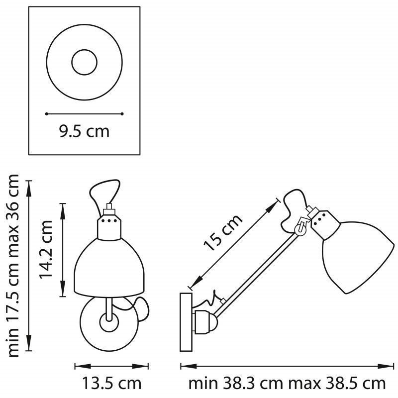 Бра настенное Lightstar LOFT 865606