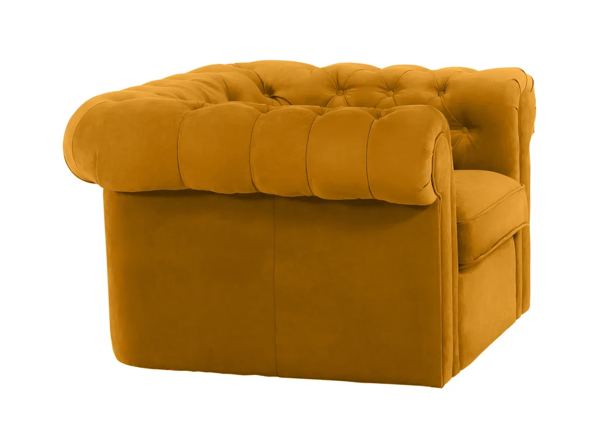 Кресло Chesterfield желтый 339872