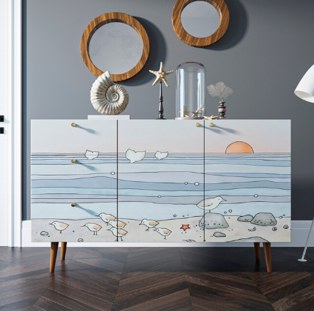 Комод Этажерка Berber (Бербер) Принт 10 BB17/Print_10