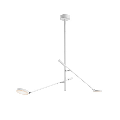 Люстра на штанге Maytoni Fad / Фэд Белый, Белый MOD070CL-L15W3K1