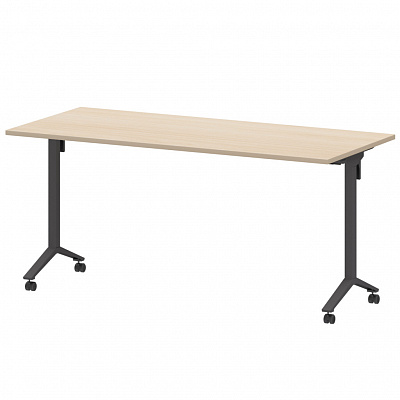 Стол мобильный складной 1600*700 Программа Техно Моби МБ22-160.70 Бук / Антрацит