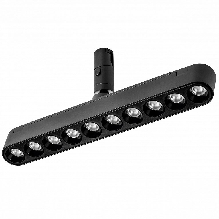 Светильник трековый 48V 10W 3000K 24° черный Lightstar DUE 267537