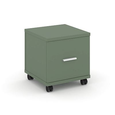 Тумба Рива Концепт мобильная 420х420х448 CN.TUM-007 W Кобо