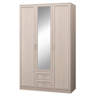 Шкаф трехдверный с зеркалом Верона МЛК