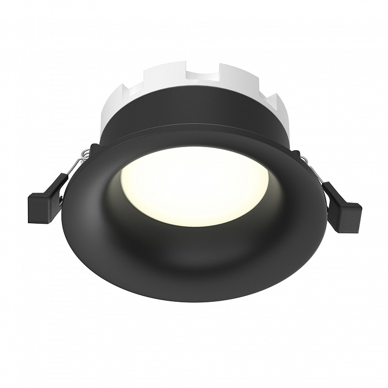 Точечный встраиваемый светильник Maytoni Slim DL027-GX53-B