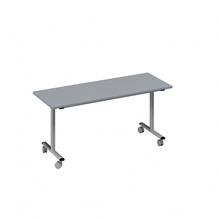 Стол мобильный складной 1600*600 Юнитекс А4 С 085 СЕ Серый / Серый