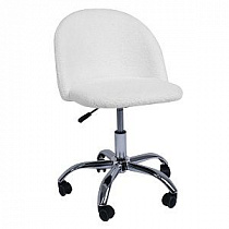 Кресло поворотное SIRENA искусственный мех / белый 91959