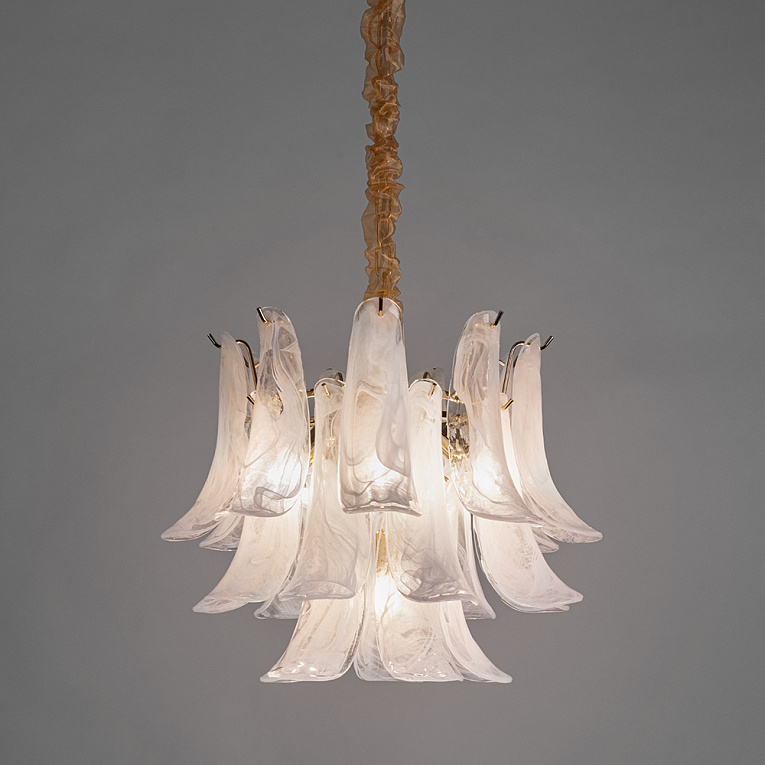 Подвесная люстра Arte Lamp MAYA золото, белый A4072LM-6GO