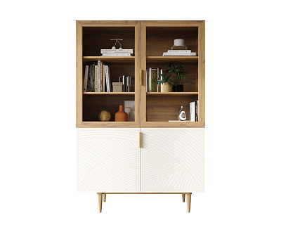 Буфет Этажерка Line (Лайн) LN11/GR1/beige