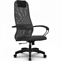 Кресло компьютерное SU-BК130-8 Pl Темно-серый / Темно-серый