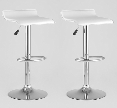 Комплект барных стульев hi-tec NEW белый NP (2 шт.)