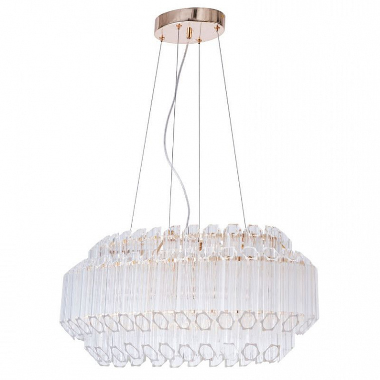 Подвесная люстра Arte Lamp JASTIN золото, прозрачный A2848SP-5GO