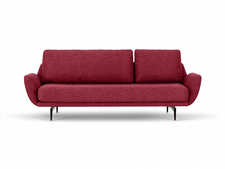 Диван OgogoHome Ispani трехместный красный ткань 785988