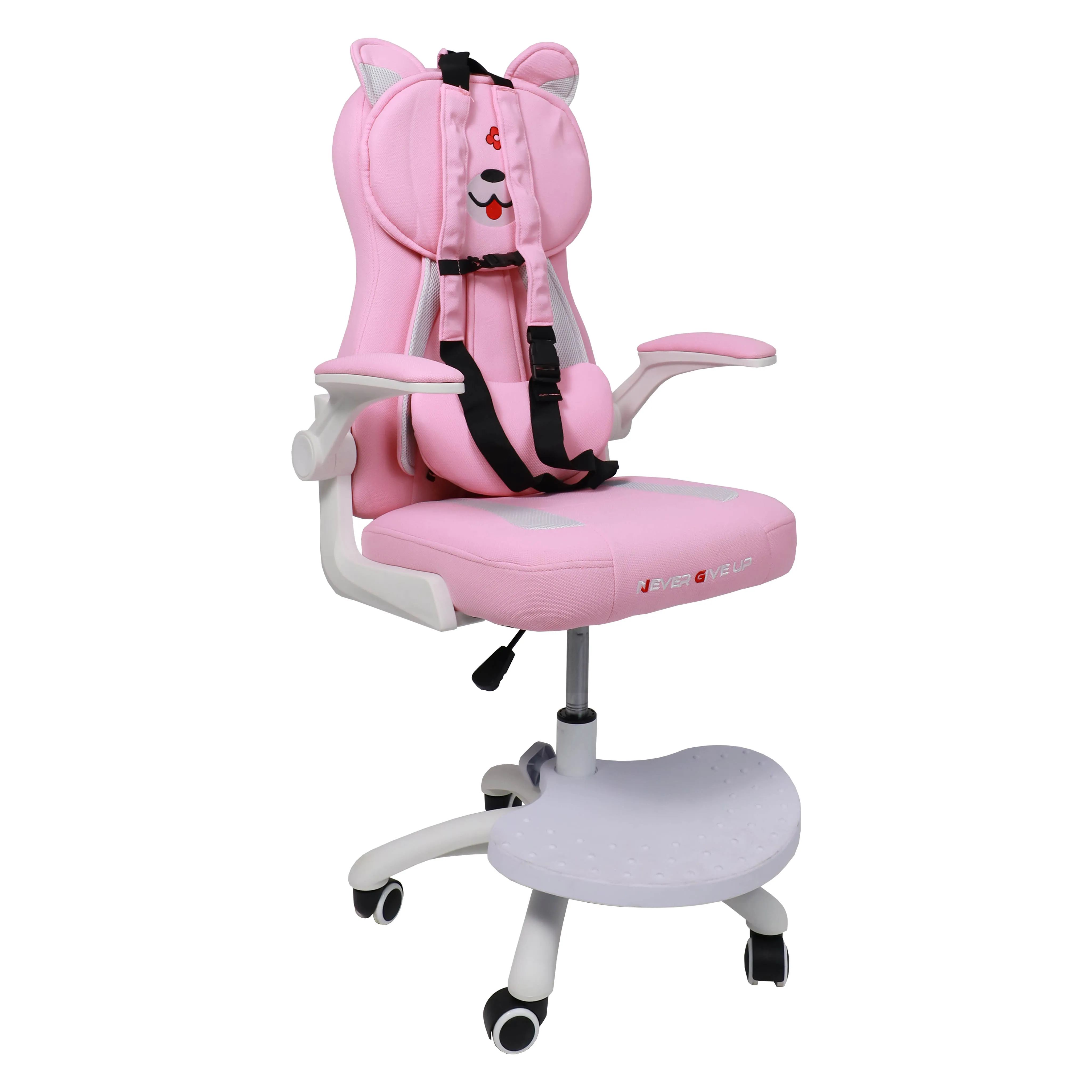 Кресло компьютерное детское RAVEL ткань розовый 102548