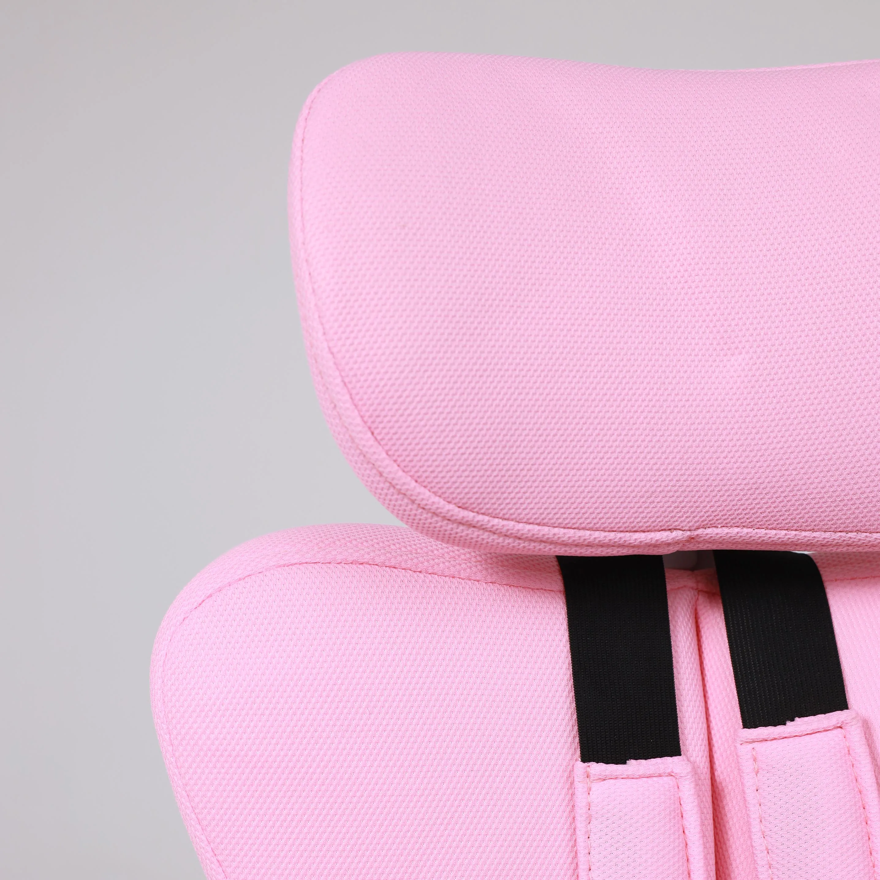 Кресло компьютерное детское LOLU ткань розовый 102542