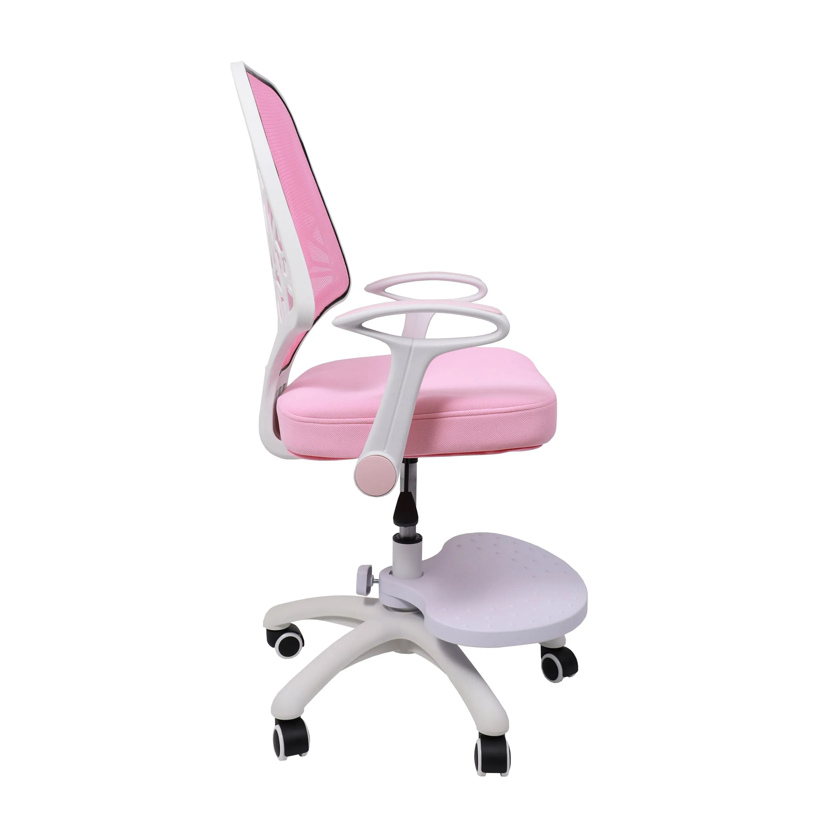 Кресло компьютерное детское CINEMA ткань розовый 102539